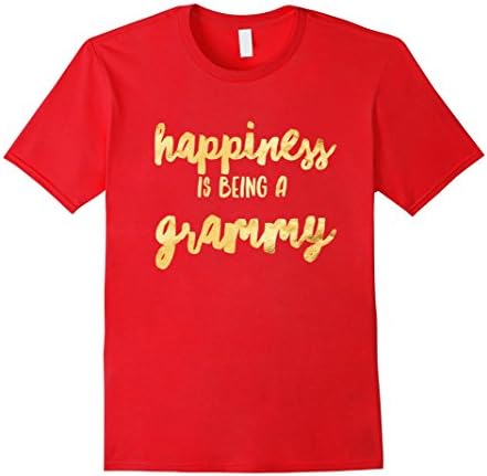 Men's Happiness is being a Grammy T Shirt: Gift for Grammy Tee XL Red