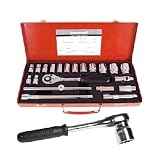 : SILVERLINE 21 PIECE 1/2'' DRIVE METRIC SOCKET WRENCH SET