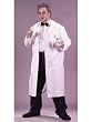 Mad Scientist Lab Coat Doctor Dentist Occupational Costume Halloween