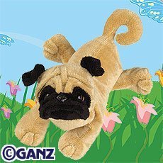 Ganz Webkinz Adopt-a-pet Plush Pug by Webkinz