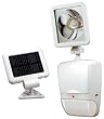 Heath Zenith SL-7210-WH 180-Degree Solar Powered Motion Security Light with LED Bulb, White