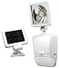 Heath Zenith SL-7210-WH 180-Degree Solar Powered Motion Security Light with LED Bulb, White