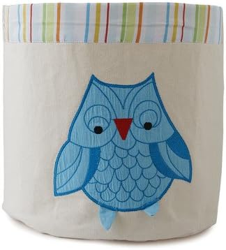 Small Funny Friends Owl Storage Bin Container and Organizer for Kids Pet Toys - Children Home Box Units Solutions