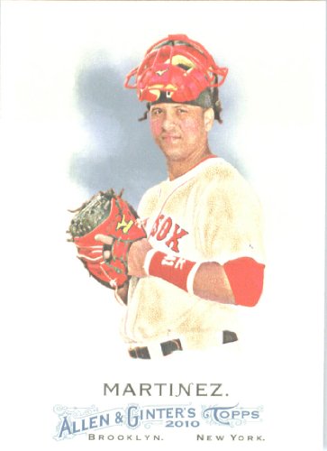 2010 Topps Allen & Ginter Baseball Card # 36 Victor Martinez - Boston Red Sox - MLB Trading Card in Screwdown Case