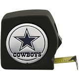 Dallas Cowboys 25-Inch Black Tape Measure
