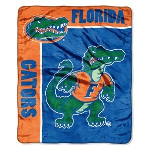 NCAA Florida Gators 50-Inch-by-60-Inch Raschel Plush Throw 