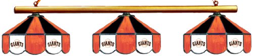 San Francisco Giants Pool Table Light - Stained Glass Shades