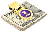 Northwestern State Demons NSU NCAA Gold Money Clip