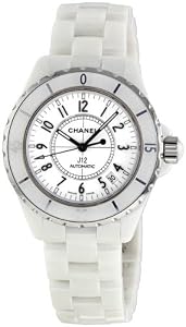 Chanel J12 White Ceramic Automatic Midsize Watch H0970