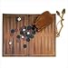 Mulholland Brothers AL941-STT Leather Backgammon Set Color: Stout