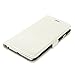 iPhone 6 Plus Case, LK [Kickstand Feature] iPhone 6 Plus 5.5inch Wallet PU Leather Case Flip Cover Case Built-in Card Slots & Stand + Free Screen Protector & Stylus Pen (White)