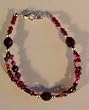 Red Gem Bracelet Handcrafted