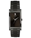 GUESS Men's Black Stainless Steel Diamond Watch #10610G