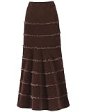 Newport News Tiered corduroy skirt