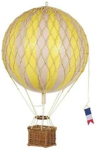 Authentic Models Floating the Skies Hot Air Balloon Replica, Color: Yellow