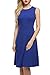 ANGVNS Women's Sleeveless Solid Fit and Flare A Line Dress