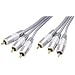 SLx Gold 1.5m 3.5mm Stereo Jack to 2 Phono Interconnect