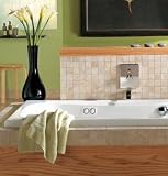 Jacuzzi 6880917 Signa 5 Whirlpool Bath, Black