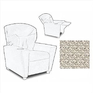 Cup Holder Champagne Dog Crypton Super Fabric Kids' Recliner Chair