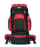 CUSCUS 88L 6200ci Internal Frame Hiking Camp Travel Backpack Red