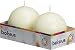 Bolsius Outdoor/Indoor Ball Candles 70mm (Tray of 2) - Ivory
