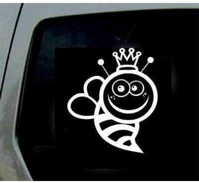 EXQ Queen Bee ~ Auto Wall Decals, Wall Decals 5 X 4 Stickers Home Decor Living Room