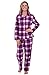 Del Rossa Women's Flannel Pajamas, Long Cotton Pj Set