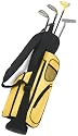 Intech Future Tour Pee Wee Junior Golf Set, (Right-Handed, Age 5 and Under, Oversize Driver, Mirror Finish 5 and 9 Irons, Putter, Collapsible Nylon Bag)