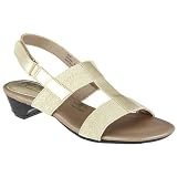 Women's Soft Style, Nicki low heel Sandals PLATINUM 9.5 M