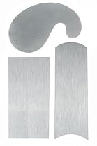 Crown 376 Cabinet Scraper Set, 3-Piece, 2-1/2-Inch by 5-Inch, Gooseneck, Curved