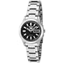 Seiko Women's SYMD95 Seiko 5 Automatic Black Dial Stainless Steel Watch