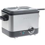 Cuisinart CDF-100 Compact 1.1-Liter Deep Fryer, Brushed Stainless Steel