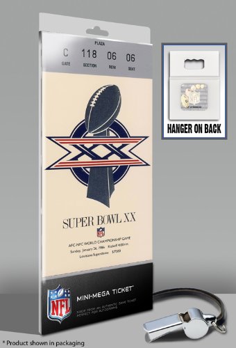 Super Bowl XX (20) Mini-Mega Ticket
