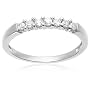 10k White or Yellow Gold Round 7-Stone Ring (1/4 cttw, H-I Color, I2-I3 Clarity)