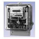 大崎工業　A63A 普通電力量計　単相3線式 100V 120A 60Hz 西日本　(検定付）