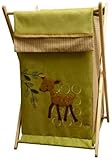 Lambs and Ivy Enchanted Forest Hamper, Green
