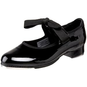 Bloch Dance Annie Tyette Tap Shoe (Toddler/Little Kid/Big Kid),Black Patent,12 M US Little Kid