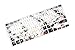 DHZ® Marble Pattern White Keyboard Cover Silicone Skin for MacBook Air 13