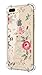 Cutebe Shockproof Hard PC+ TPU Bumper Case Scratch-Resistant Cover for Apple iPhone 7 Plus(2016)/iPhone 8 Plus(2017) Flower