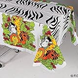 Zoo Animal Plastic Table Cover