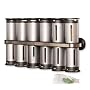 Zevro MSR1400 Zero Gravity Magnetic Spice Rack with 12 Canisters