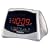 Timex T245S Auto Set Dual Alarm Clock AM/FM Radio with Programmable Snooze & Large LED Display - Sleek Innovative Design