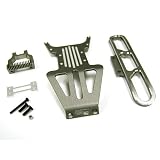 Front Skid Plate Bumper, Titanium: LST 2 by RD Logics