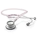 ADC Adscope Lite 609 Ultra Lightweight Clinician Stethoscope, 31 inch Length, Rose Quartz
