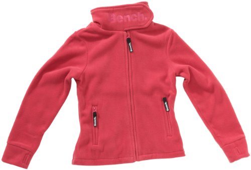 Bench Kinder Fleecejacke CORE FUNNEL NECK, carmine, 152, BGEK0153B_PK011