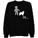 Sweatshirt Black  I Pet / Border Collie  Dog
