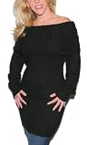 Polo Ralph Lauren Womens Cable Sweater Dress Black