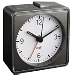 Lautlos-Wecker TFA Push Titanium-Meta...