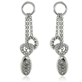 TrendToGo Sterling Silver CZ Luxury Hanging Earrings 41vFGRDssoL. SL160 TrendToGo Sterling Silver CZ Luxury Hanging Earrings