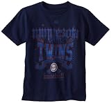 MLB Boys' Minnesota Twins Fueled By Pride Short Sleeve Basic Tee (Athletic Navy, X-Large)